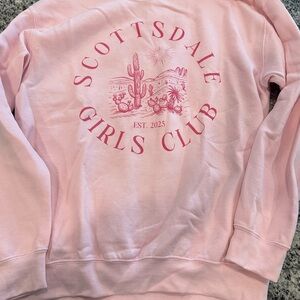 Pink Scottsdale Girls Club Sweatshirt